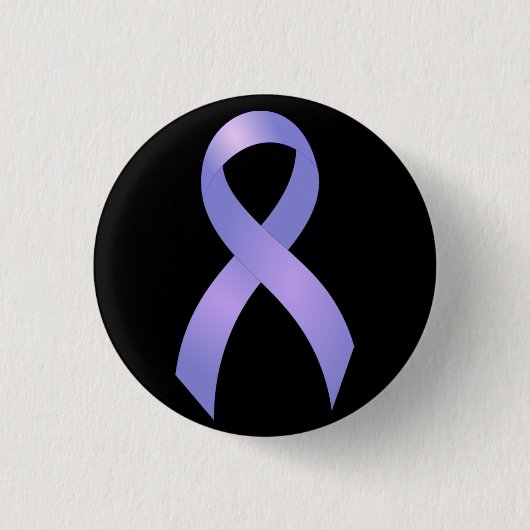 Badge Rond 2,50 Cm Ruban de bigorneau de cancer de l'estomac (Devant)