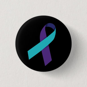 Badge Rond 2,50 Cm Ruban de prévention du suicide