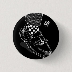 Badge Rond 2,50 Cm Rude je Vais