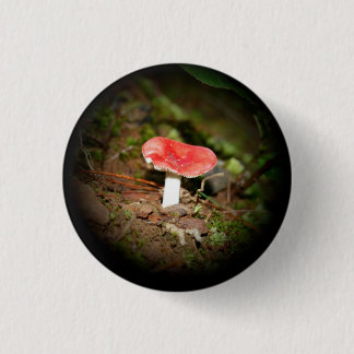 Badge Rond 2,50 Cm Russeau à capuchon rouge