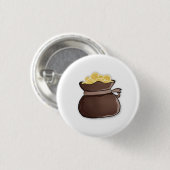 Badge Rond 2,50 Cm Sac à argent (Devant & derrière)