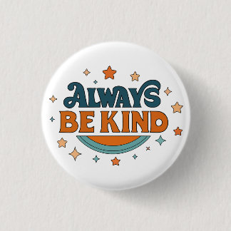 Badge Rond 2,50 Cm Sac à main rétro « Toujours être gentil »