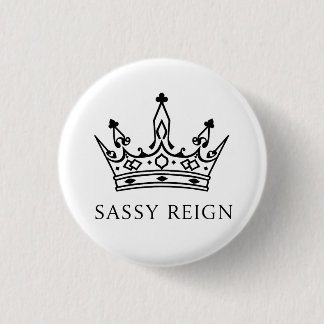 Badge Rond 2,50 Cm Sac fourre-tout Sassy Reign 