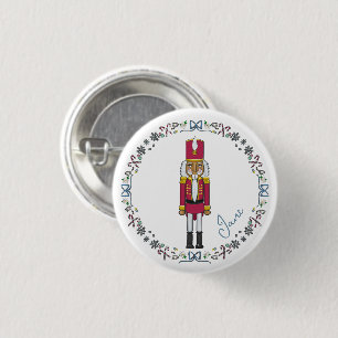 Badge Rond 2,50 Cm Sac Noël personnalisé du prince Casse-Noisette