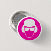 Badge Rond 2,50 Cm #SafetyGirl marchandise (Devant & derrière)