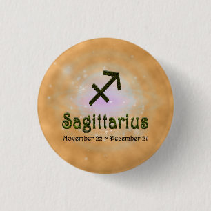 Badge Rond 2,50 Cm Sagittarius couleur Pick Sagittarius Zodiac