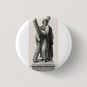 Badge Rond 2,50 Cm Saint André l'Apôtre Premier‑Appelé