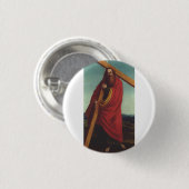 Badge Rond 2,50 Cm Saint André l'apôtre, premier appelé (Devant & derrière)