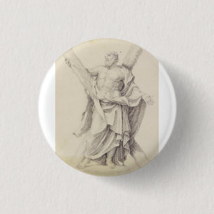 Badge Rond 2,50 Cm Saint André l'apôtre premier appelé disciple