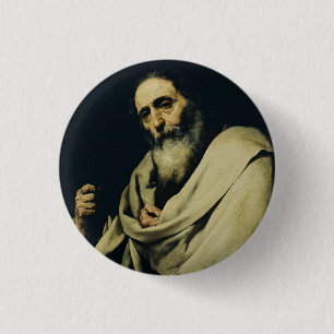 Badge Rond 2,50 Cm Saint Barthélemy l'Apôtre Beaux-Arts