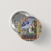 Badge Rond 2,50 Cm Saint Bernard de Clairvaux (Devant & derrière)