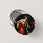 Badge Rond 2,50 Cm Saint Casimir Jagiellon (Devant & derrière)
