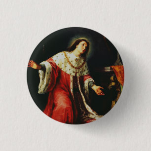 Badge Rond 2,50 Cm Saint Casimir Jagiellon