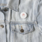 Badge Rond 2,50 Cm Saint-Esprit - Illustration de la colombe et des f (En situation)