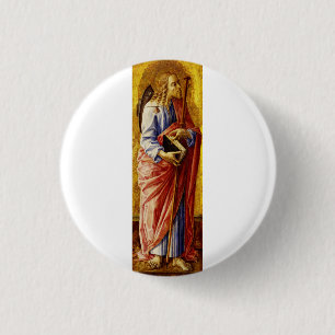 Badge Rond 2,50 Cm Saint Jacques le Majeur par Carlo Crivelli