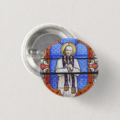 Badge Rond 2,50 Cm Saint Jean Baptiste Marie Vianney (Devant & derrière)