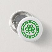 Badge Rond 2,50 Cm Saint-Patrick Preuve de pincement (Devant & derrière)