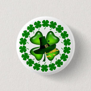 Badge Rond 2,50 Cm Saint Patrick's Day Cadeau unique