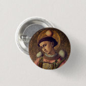 Badge Rond 2,50 Cm Saint Stephen (par Carlo Crivelli, 1476) (Devant & derrière)