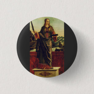 Badge Rond 2,50 Cm Sainte Anastasia de Rome Art de luxe