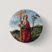 Badge Rond 2,50 Cm Sainte-Hélène par Cima da Conegliano (Devant)