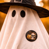 Badge Rond 2,50 Cm Saison d'Halloween effrayant