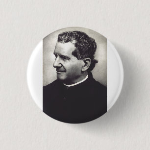 Badge Rond 2,50 Cm Salésien Saint Don John Bosco