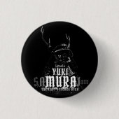 Badge Rond 2,50 Cm SANADA YUKIMURA (version sombre) (Devant)