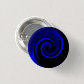 Badge Rond 2,50 Cm Saphir Bleu (Devant & derrière)