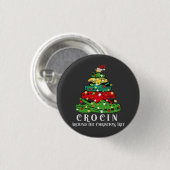 Badge Rond 2,50 Cm sapin de Noël (Devant & derrière)