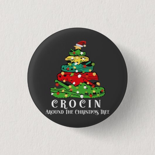 Badge Rond 2,50 Cm sapin de Noël (Devant)