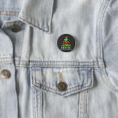 Badge Rond 2,50 Cm sapin de Noël (En situation)