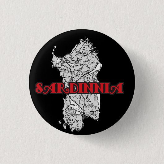Badge Rond 2,50 Cm Sardaigne (Devant)