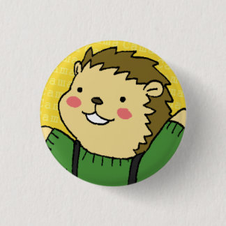 Badge Rond 2,50 Cm Sasha font face au bouton