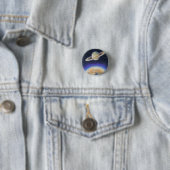 Badge Rond 2,50 Cm Saturne et Titan (En situation)