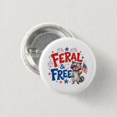 Badge Rond 2,50 Cm Sauvage & Libre (Devant & derrière)