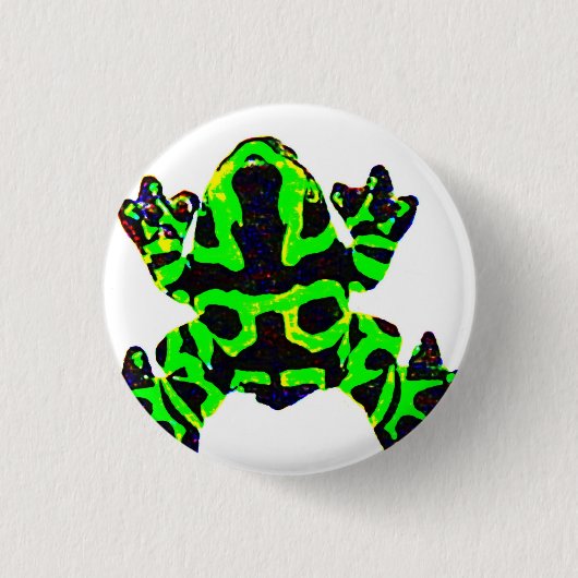 Badge Rond 2,50 Cm sauvez les grenouilles (Devant)
