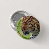 Badge Rond 2,50 Cm Sauvez nos léopards de l'Amur (Devant & derrière)