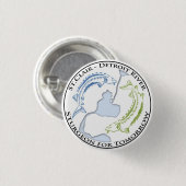 Badge Rond 2,50 Cm SCDR-Esturgeon pour le bouton de demain (Devant & derrière)