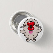 Badge Rond 2,50 Cm sceau de baiser (Devant & derrière)