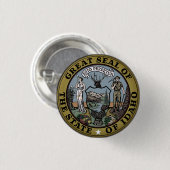 Badge Rond 2,50 Cm Sceau d'État de l'Idaho (Devant & derrière)