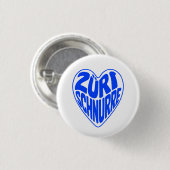 Badge Rond 2,50 Cm Schnurre (Devant & derrière)