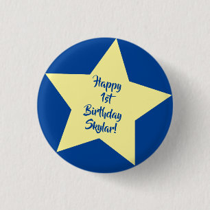 Badge Rond 2,50 Cm Scintillement peu de thème mignon de fête