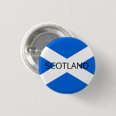 Badge Rond 2,50 Cm Scottish Flag Scotland Pinback Button arc1 (Devant & derrière)