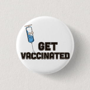 Badge Rond 2,50 Cm Se faire vacciner