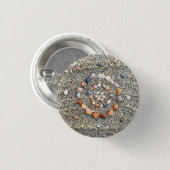 Badge Rond 2,50 Cm Sea Shell Beach Art (Devant & derrière)