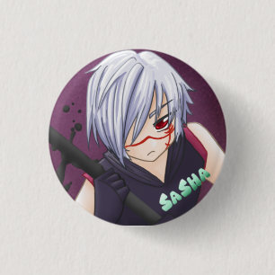 Badge Rond 2,50 Cm Seikon aucun Qwaser ; Sasha