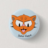Badge Rond 2,50 Cm Señor Gato Rebellious Cartoon Cat (Devant)