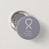 Badge Rond 2,50 Cm Sensibilisation à la mémoire de l'Holocauste Éping (Devant & derrière)