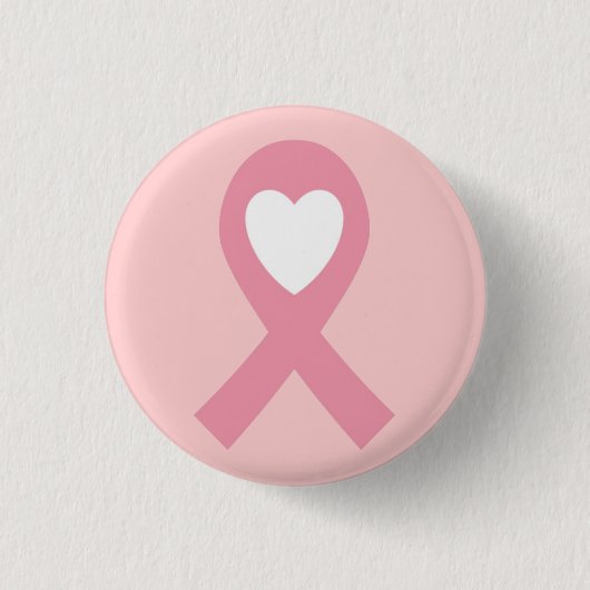 Badge Rond 2,50 Cm Sensibilisation au cancer du sein (Devant)